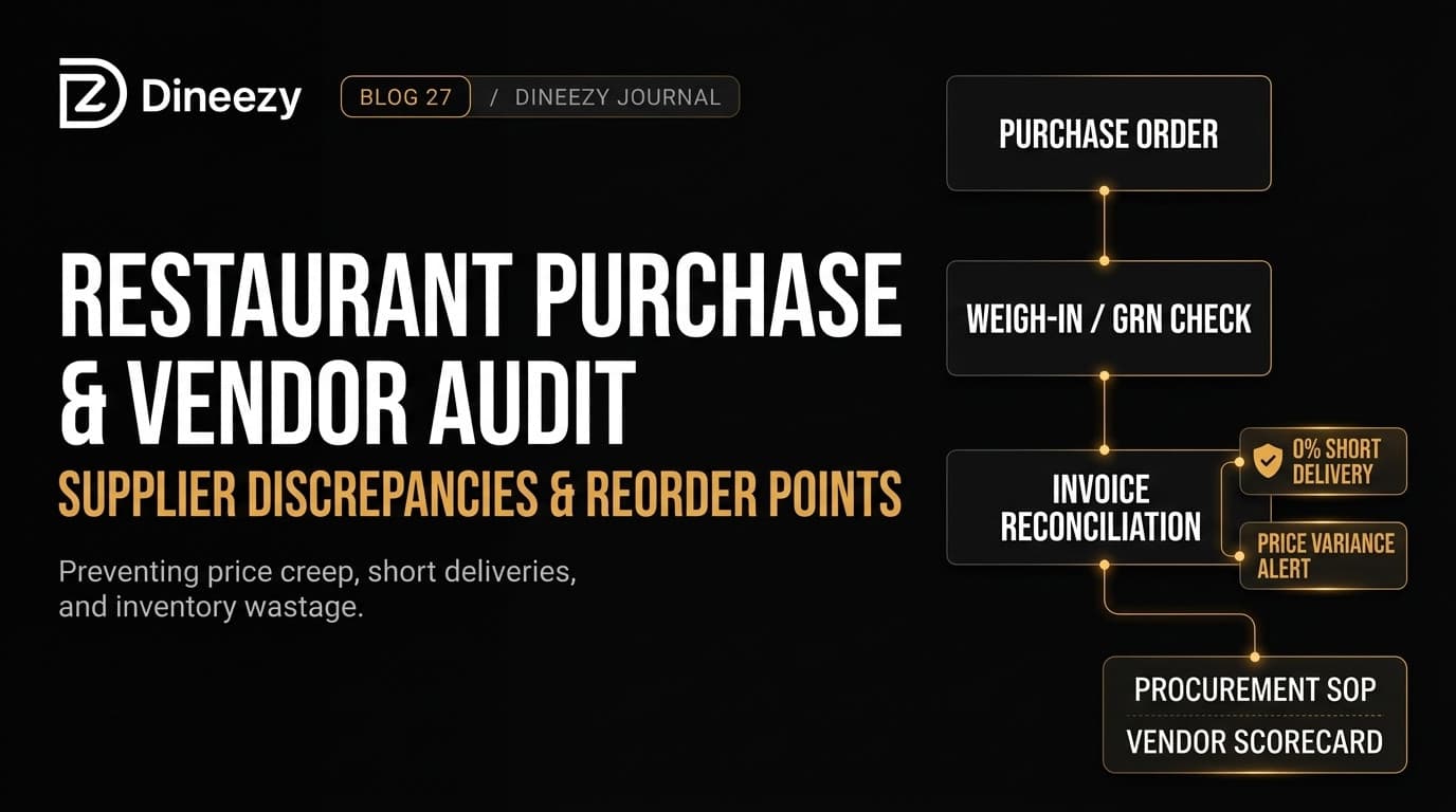 Restaurant Purchase Management: How to Control Suppliers, Stock and Ingredient Costs - Dineezy Journal