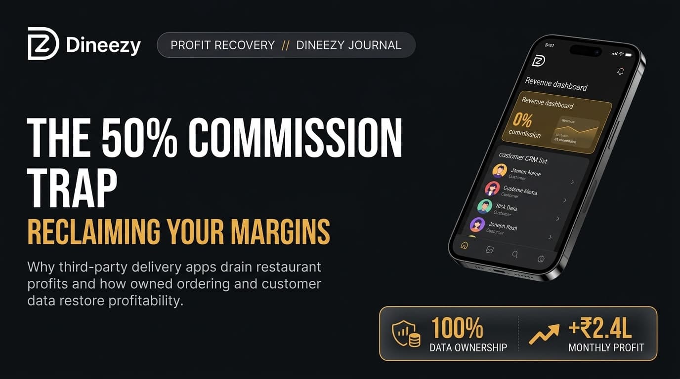 The 50% Commission Trap: Reclaiming Restaurant Margins - Dineezy Journal