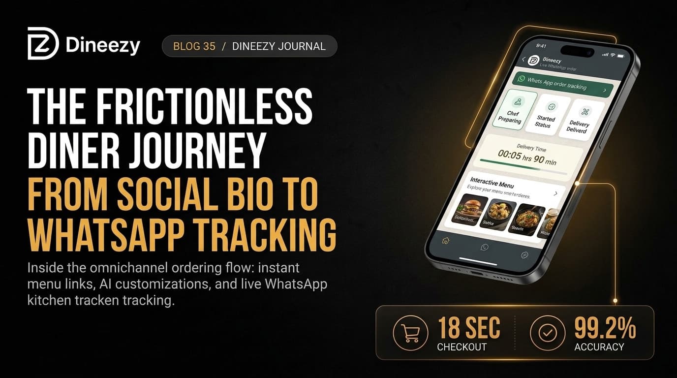The Frictionless Diner Journey on Dineezy - Dineezy Journal