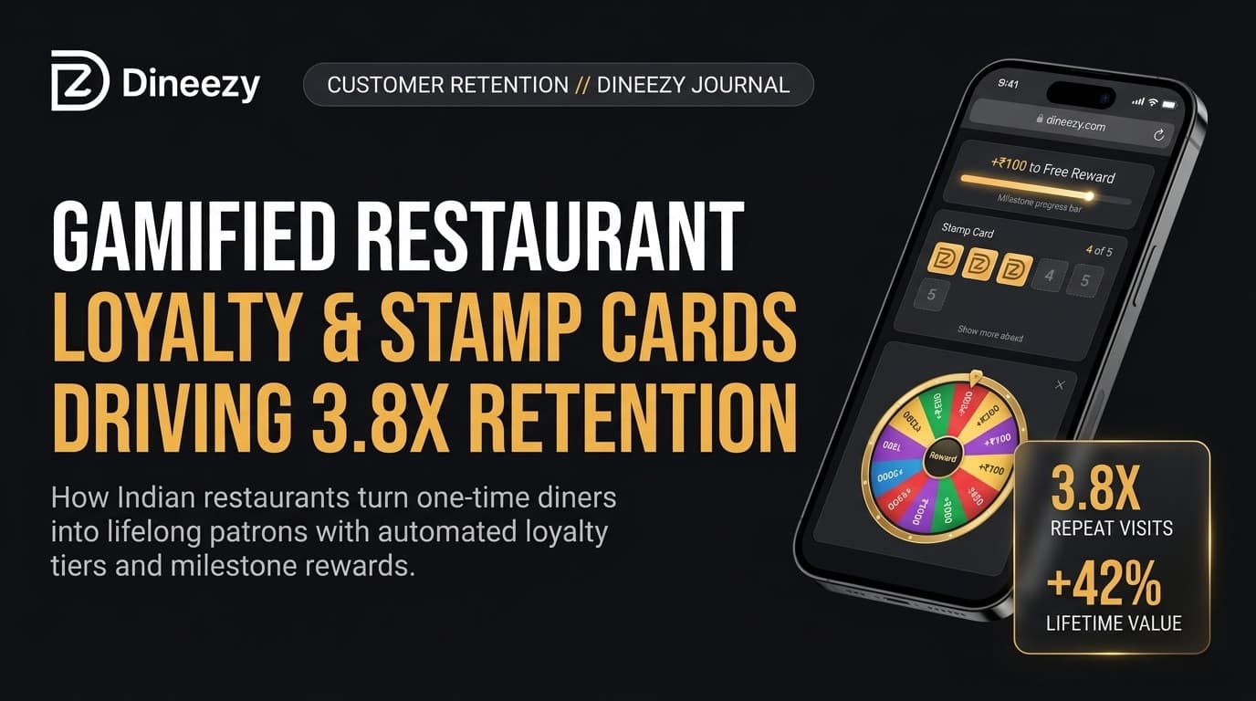 Gamified Restaurant Loyalty and Stamp Cards Driving 3.8X Retention - Dineezy Journal